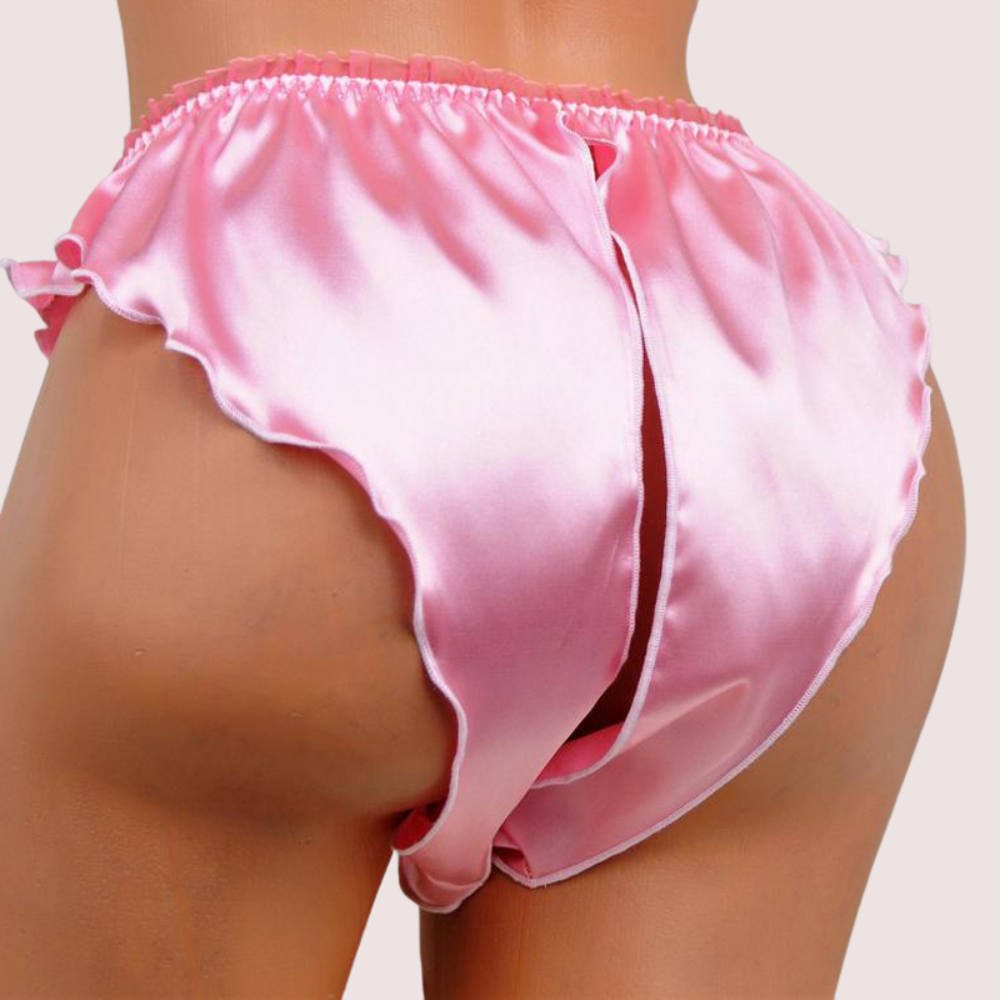 Pure Whisper Crotchless havde Knickers