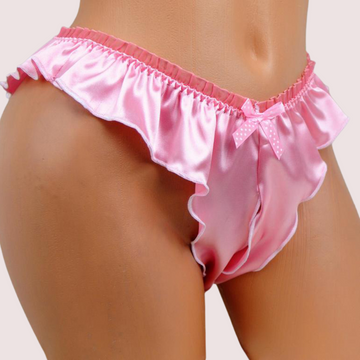 Pure Whisper Crotchless havde Knickers